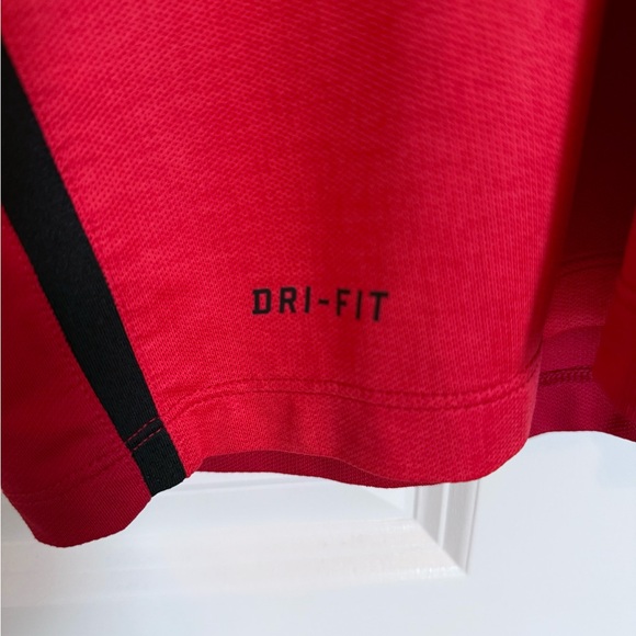 Nike Tiger Woods Collection Dri-Fit Red Golf Shirt Polo Men XL 726191-687 - Picture 5 of 8